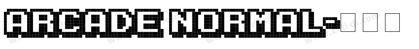 Arcade Normal字体转换